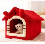 Oumo Kedi Evi Yumuşak Kedi Yatağı - Görsel 2
