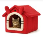 Oumo Kedi Evi Yumuşak Kedi Yatağı