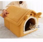Oumo Kedi Evi Yumuşak Kedi Yatağı