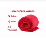 Oumo 70x90 cm Peluş Kedi ve Köpek Yorganı - Görsel 4