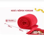 Oumo 70x90 cm Peluş Kedi ve Köpek Yorganı - Görsel 3
