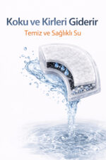 OUMO Kedi Su Sebili Yedek Filtre 8 Adet - Aktif Karbon + Gümüş İyon - 2.3L / 2.5L Uyumlu - Görsel 4